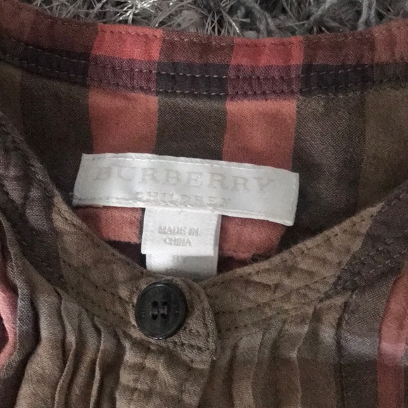 Girls Burberry Tunic Top - Picture 2 of 2
